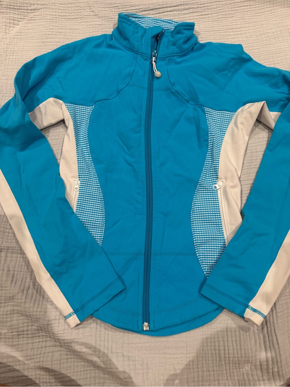 Lululemon Women’s Turquoise Zip-Front Active Jacket